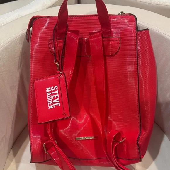 Steve Madden Bold Red Backpack Steve Madden | Bags | Steve Madden Bhart Bold Red Womens  main image 4